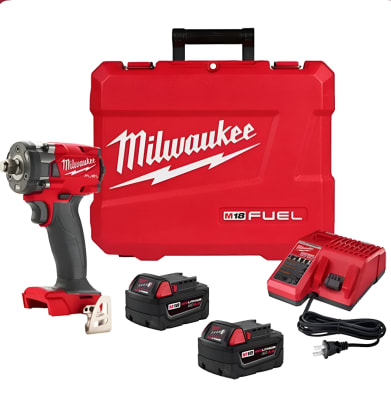 Llave de impacto 1/2 FUEL de M18 con de anillo de fricción milwaukee 2855-259