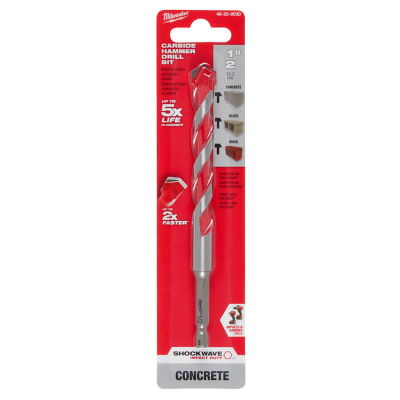 BROCA CARBURADA 1/2 X 6 PARA CONCRETO 48-20-9030 MILWAUKEE