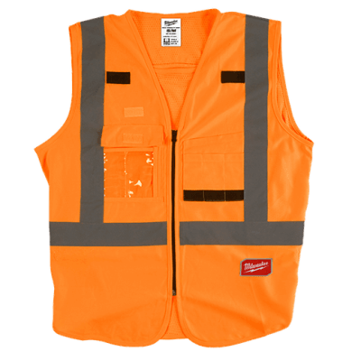 CHALECO SEGURIDAD NARANJA MILWAUKEE 48-73-5031 ESTANDAR