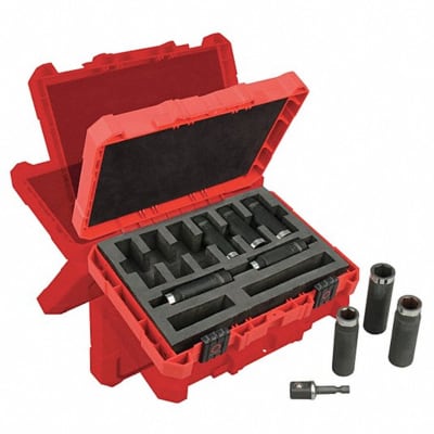 JUEGO DE DADOS IMPACTO SHOCKWAVE™ PARA 1/2” DE 9 PZAS MILWAUKEE 49-66-4484