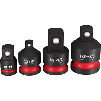 Juego de adaptadores con boca de 1/4