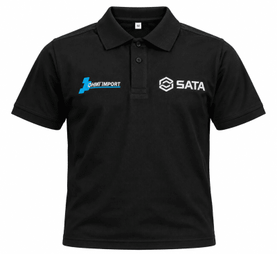 POLO CAMISERO NEGRO SATA TALLA M