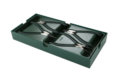 JUEGO 4 PIEZAS ALICATES ANILLOS DE RETENCION 7” ST09911SJ SATA