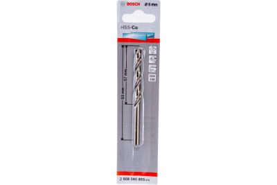 BROCAS METAL HSS-CO 6MM X57X93MM