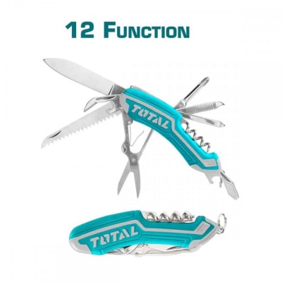 CUCHILLO 12 FUNCIONES MANGO SUAVE 9.5CM -THMFK0126