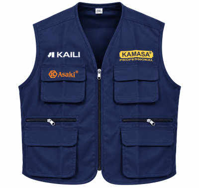CHALECO KAMASA PROFESIONAL AZUL TALLA  2XL