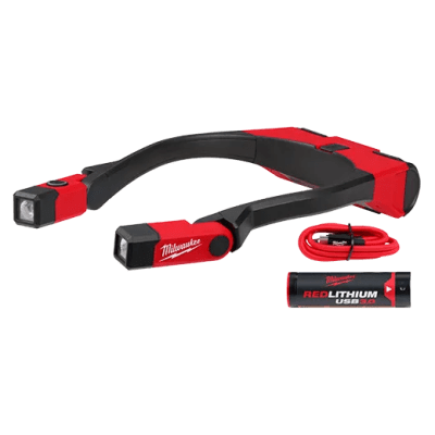 LUZ DE CUELLO USB REDLITHIUM™ DE 400L MILWAUKEE 2117-21