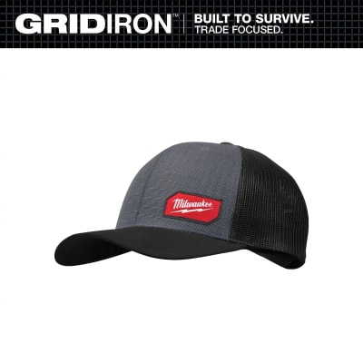 GORRA DE CAMIONERO GRIDIRON GRIS MILWAUKEE/505G