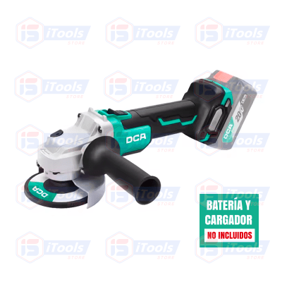 Amoladora esmeril inalámbrica 125mm dca 20v BARETOOLS DCA / ADSM03-125BT