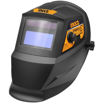 CARETA PARA SOLDAR NEGRA CON REGULACION AHM008 AUTOMATICA FOTOSENSIBLE INGCO