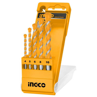 SET 5 BROCAS PARA CONCRETO INGCO AKD3051