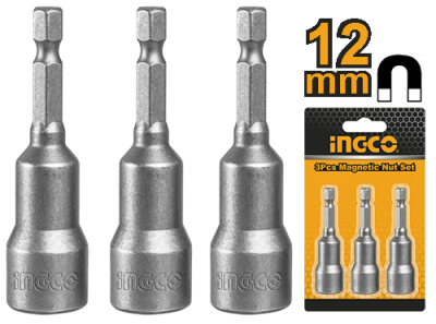 Juego De Tuercas Magnéticas De Impacto 3 Piezas amn1231