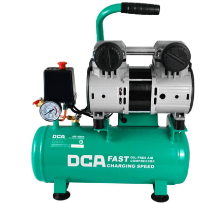 COMPRESORA OIL-FREE 1100W 8BAR 8L 70L/MIN DCA / AQE1100/8L