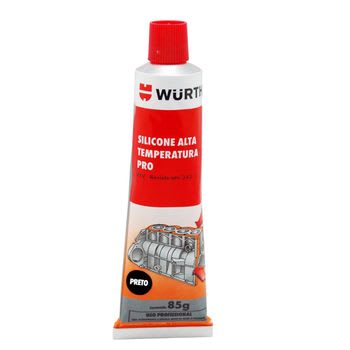 SILICONA NEUTRA PARA ALTA TEMPERATURA PRO GRIS 85G WURTH / 0890321186