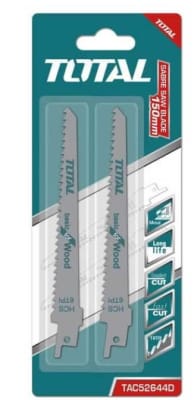 SET HOJA SIERRA SABLE PARA MADERA 2 PZS TOTAL TOOLS TAC52644D