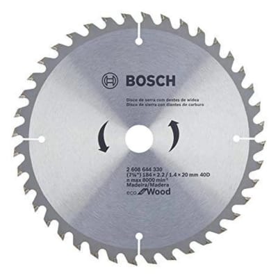 DISCO SIERRA CIRCULAR 7-1/4X 40D ECO MADERA BOSCH