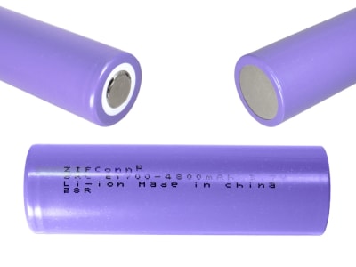 BATERIA RECARGABLE 3.7V 4800mAh T/21700 li-ion MORADO / BRC21700-4800