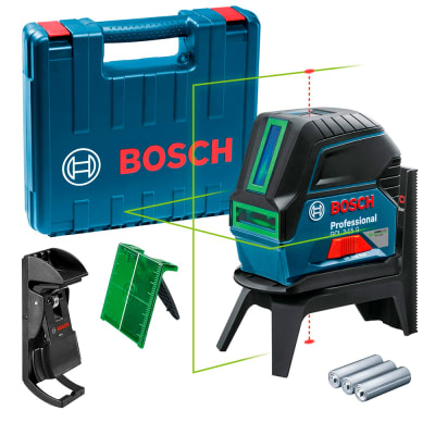 NIVEL LÁSER DE LÍNEAS VERDES 15 M CON PUNTOS BOSCH GCL 2-15 G