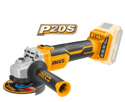 AMOLADORA ANGULAR 4 1/2” 20 V. IONES DE LITIO INGCO CAGLI1152
