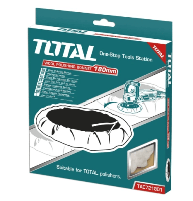 BONETE DE ALGODÓN PARA PULIDORA 180MM TOTAL / TAC721801