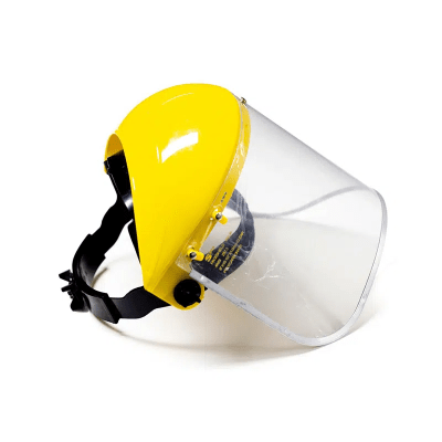 Casquete portavisor + visor amarillo