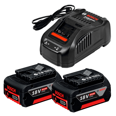 KIT 2 BATERÍAS 18 V 4.0AH + CARGADOR BOSCH - FREEDOM CONCEPT - 1600A015TC