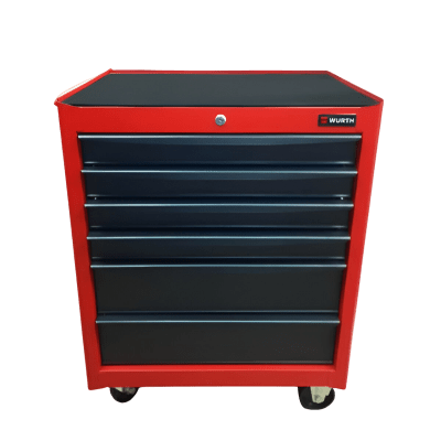 Carro porta herramientas 6 cajones con asa lateral Wurth