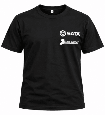 POLO NEGRO TALLA M SATA