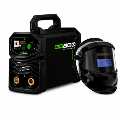 Soldadora inverter 200amp alienweld go200 + máscara fotosensible