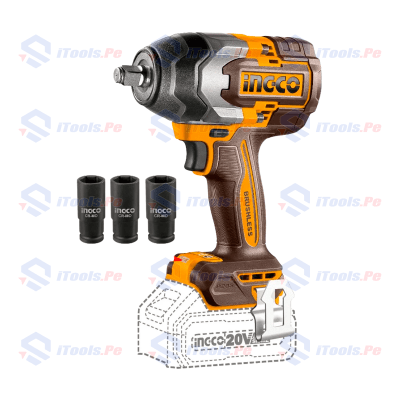 Llave de impacto 850Nm Ingco / CIWLI20851-DSG