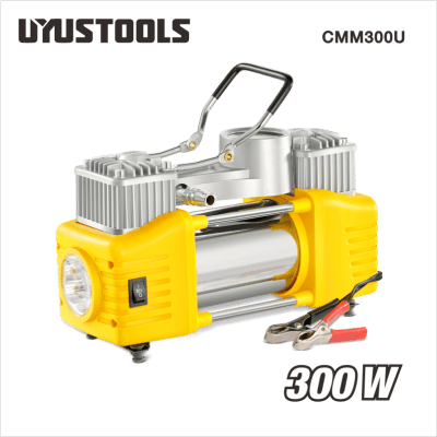 MINI COMPRESORA A BATERÍA DOBLE PISTÓN 300W CMM300U UYUSTOOLS