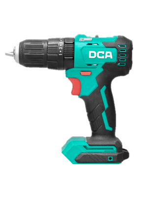 TALADRO PERCUTOR ATORNILLADOR INALÁMBRICO 20V CABEZAL S/CAJA DCA
