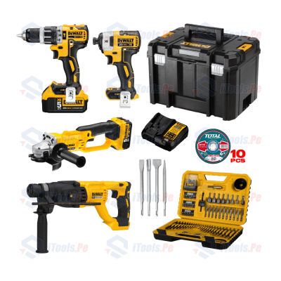 EL SUPER PACK CONSTRUCCION DEWALT 4 EN 1 INDUSTRIAL