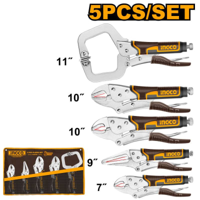 JUEGO DE ALICATES DE 5 PIEZAS INGCO / COS23091