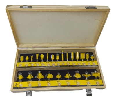 JUEGO DE FRESAS 1/4 PARA MADERA