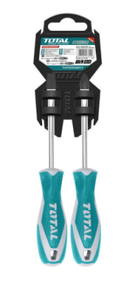 JUEGO DE 2 DESTORNILLADORES LARGOS TOTAL THTS250201