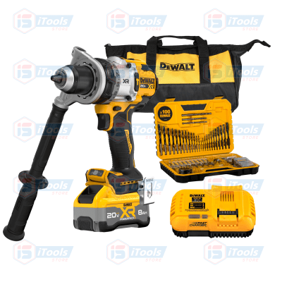 TALADRO ATORNILLADOR PERCUTOR DCD1007 + ACCESORIOS