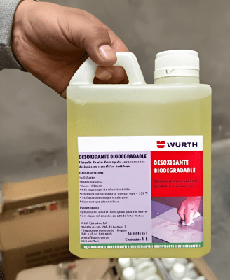 DESOXIDANTE BIODEGRADABLE – 1 LITRO WURTH / 00890-130-1