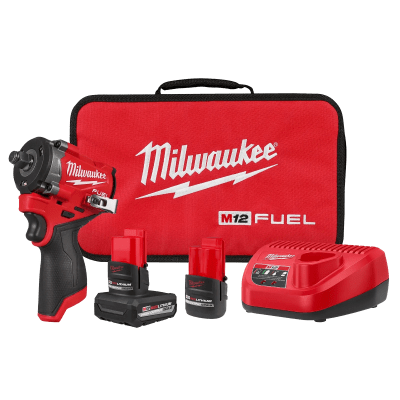 Kit de llave de impacto corta 1/2