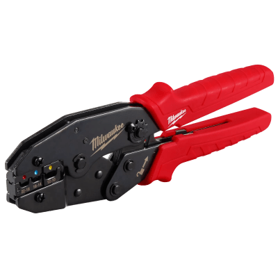 Pinza crimpeadora de terminales aislados de trinquete MILWAUKEE / 48-22-3084