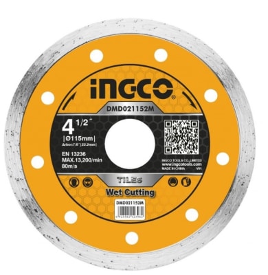 SET DISCO CONTINUO PARA CERAMICA 1/2 X 22.2MM INGCO DMD021152M X 10 UND.