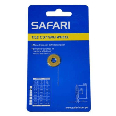 DISCO RULINA PARA CORTA MAYOLICA GOLD 15MM - 8117G-15