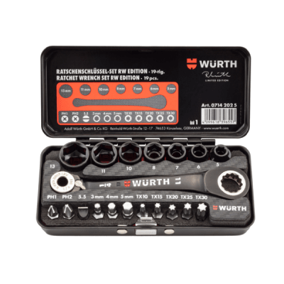 SET LLAVES RATHET 19 PCS EDICION RW 2025
