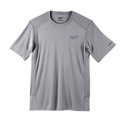 CAMISA GRIS L LIGERA DE ALTO RENDIMIENTO WORKSKIN™ - MANGA CORTA MILWAUKEE