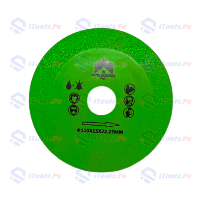 DISCO VERDE ULTRAFINO Ø110MMX15X22.23MM - DVU110