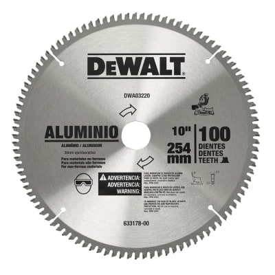 DISCO DE SIERRA PARA ALUMINIO 10