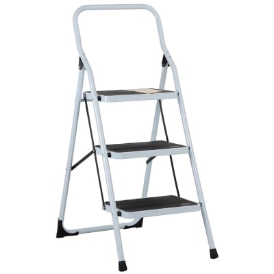 ESCALERA TUBULAR, PEGABLE, 3 ESCALONES 150 KG PRETUL 24120