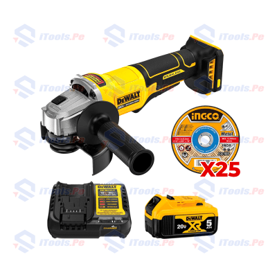 PACK AMOLADORA 20V MAX 4 1/2