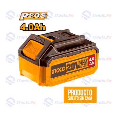BATERIA ION LITIO 4AH 20V INGCO S/CAJA