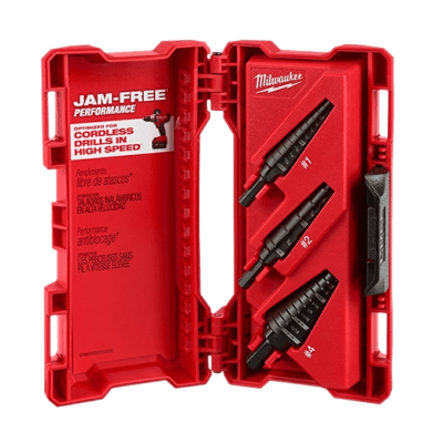 JUEGO DE BROCAS ESCALONADAS 3 PZS MILWAUKEE / 48-89-9221